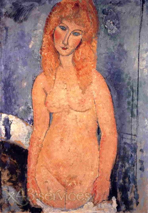 Amedeo Modigliani - Blonder Akt - Nude